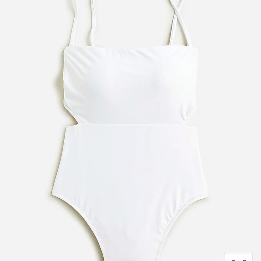 Jcrew tie back cut out one piece